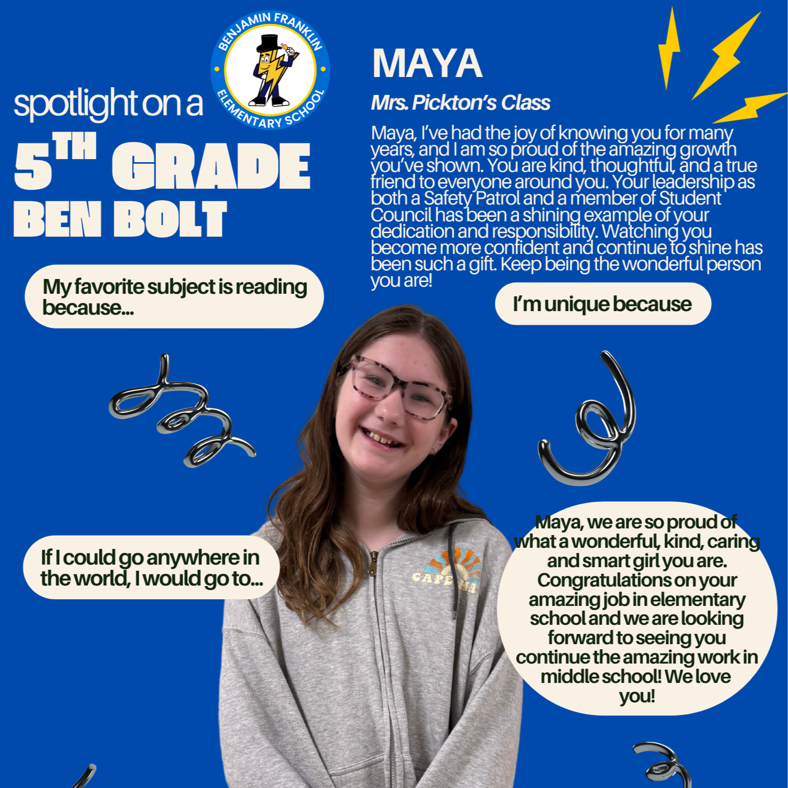 Maya's Spotlight