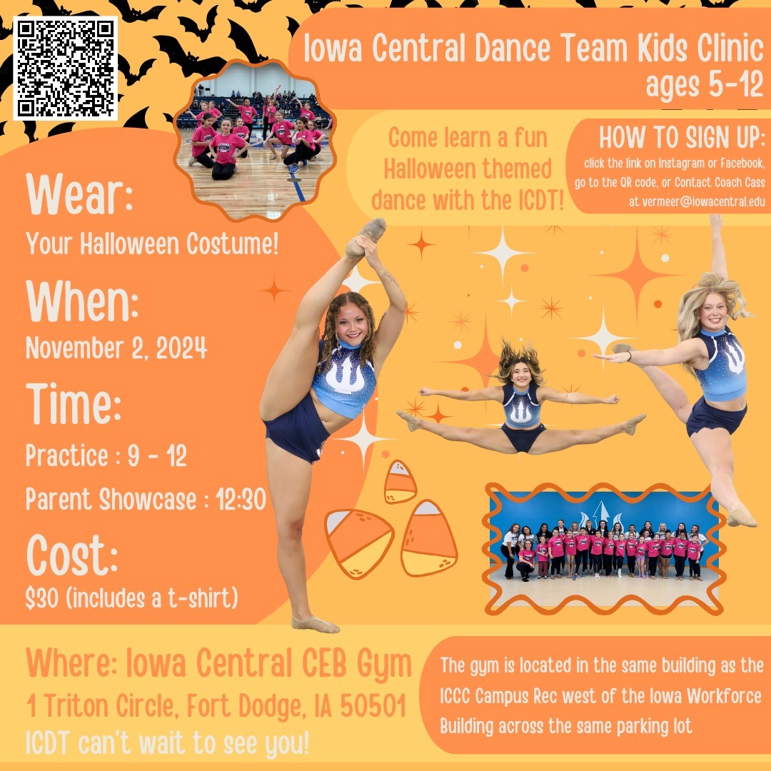 Iowa central kids dance clinic