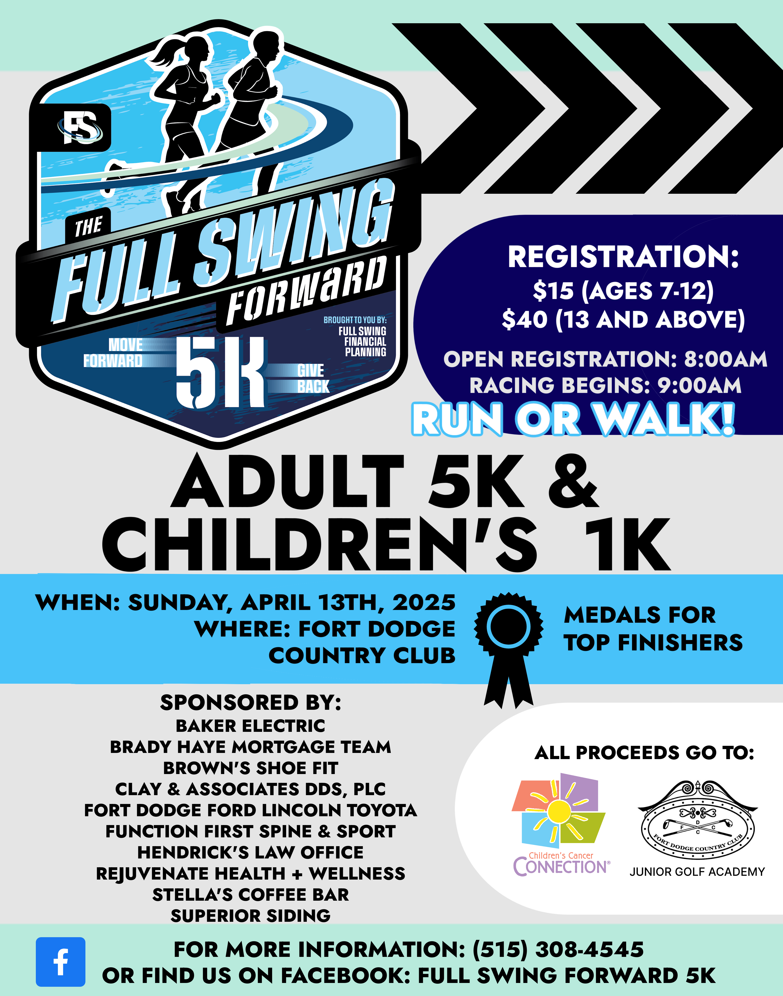 Full Swing 5k Flyer