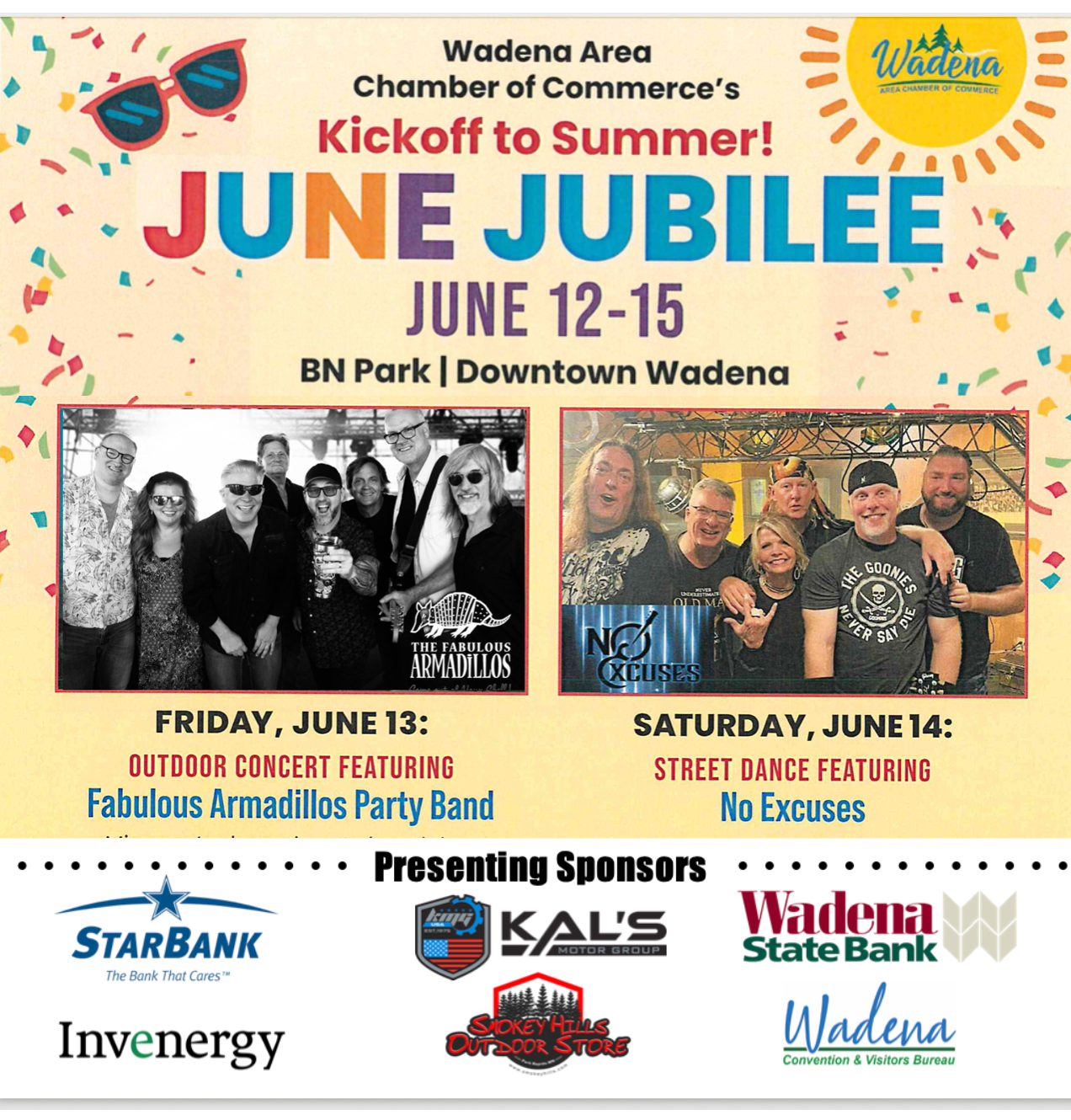 June Jubilee Schedule.