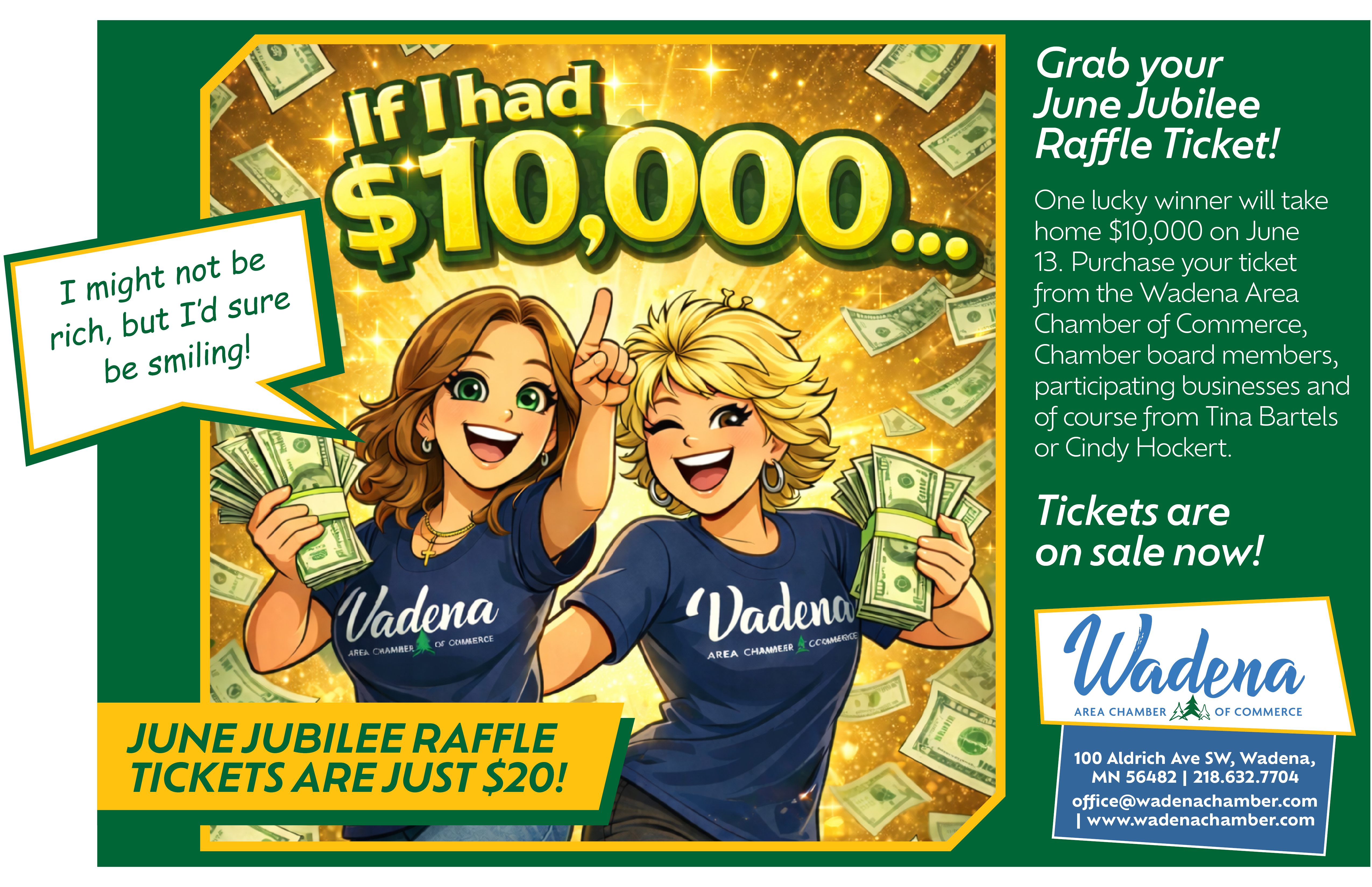 June Jubilee Raffle Graphic