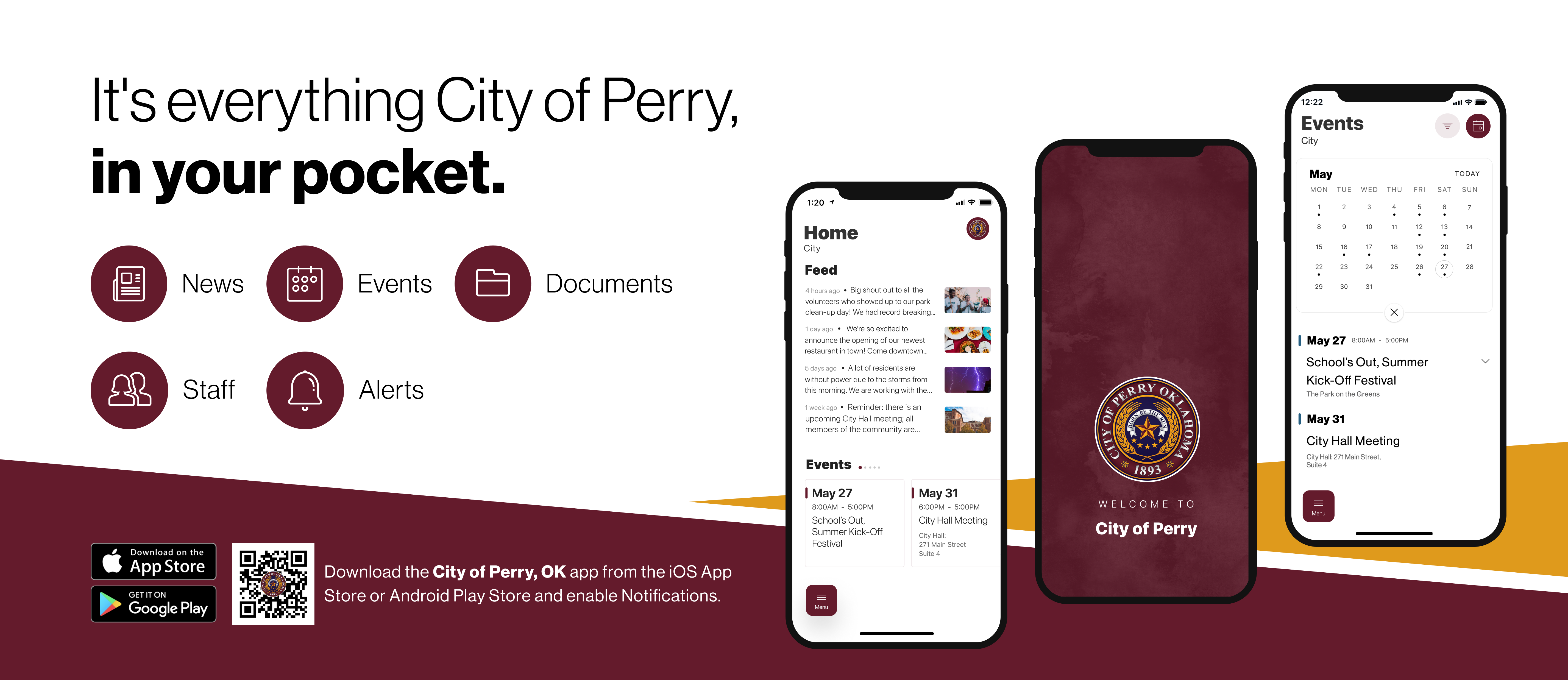 city of perry marketing material