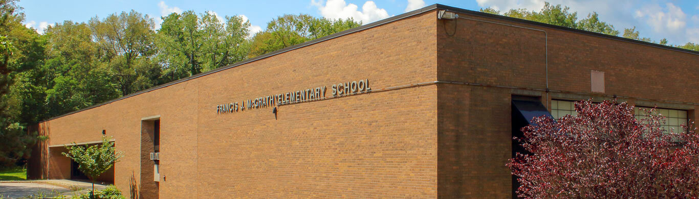 Francis J Mcgrath elementary brown brick school 