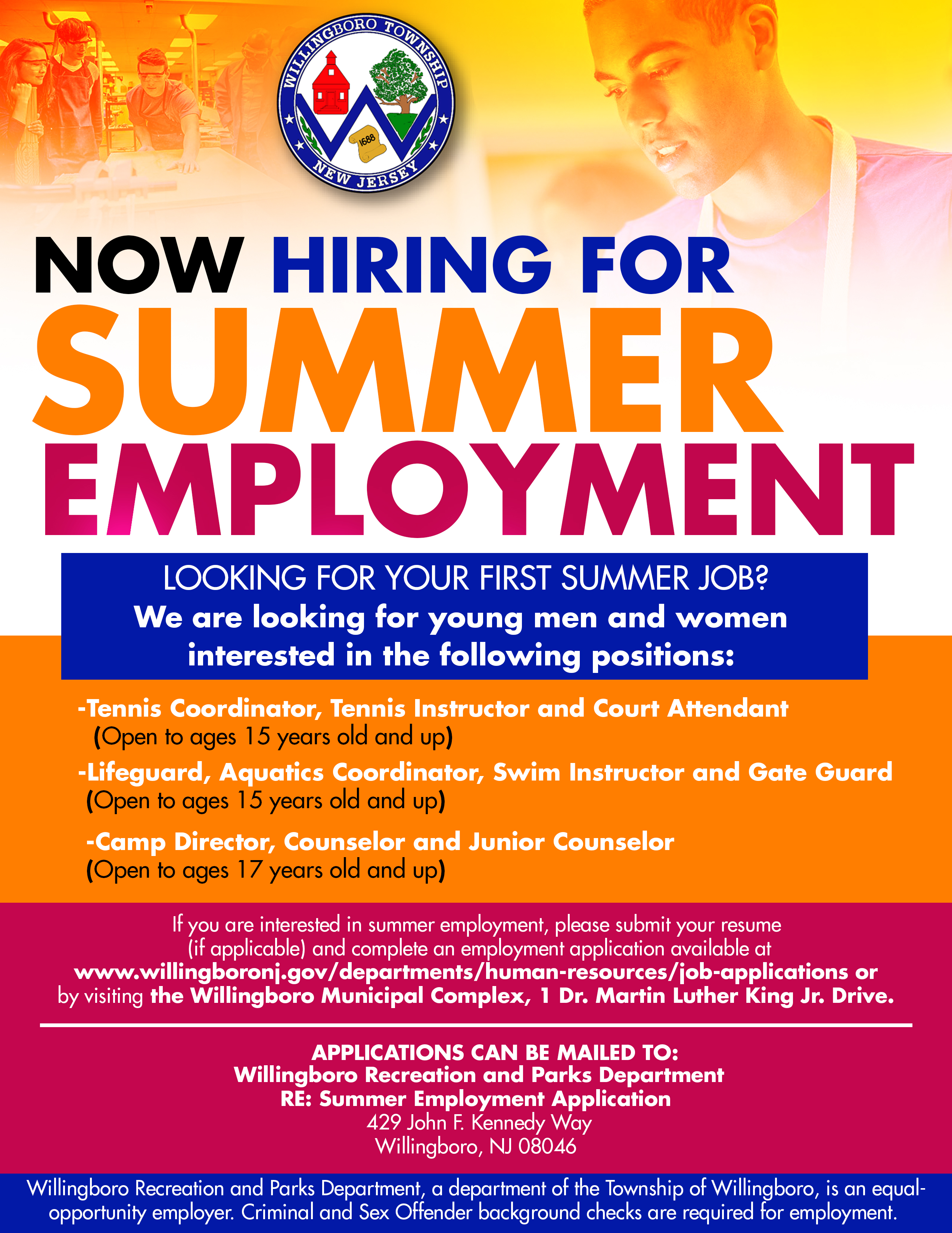Summer Employment Flyer