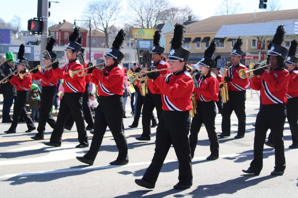 South High Band on Parade