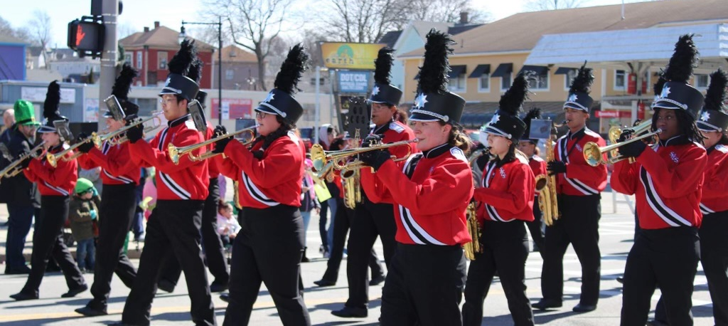 South High Band on Parade
