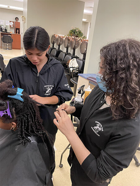 Students in Cosmetology