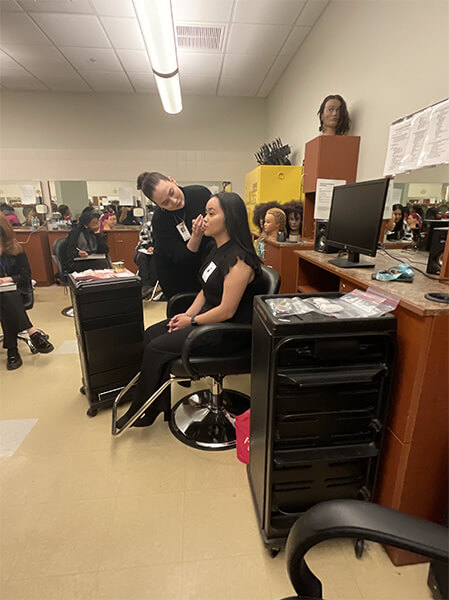 Students in Cosmetology