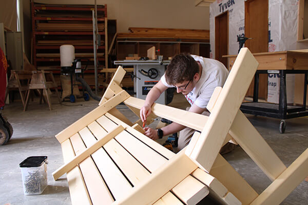 Student Carpentry cours