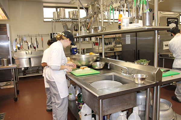 Students in the Culinary Arts program