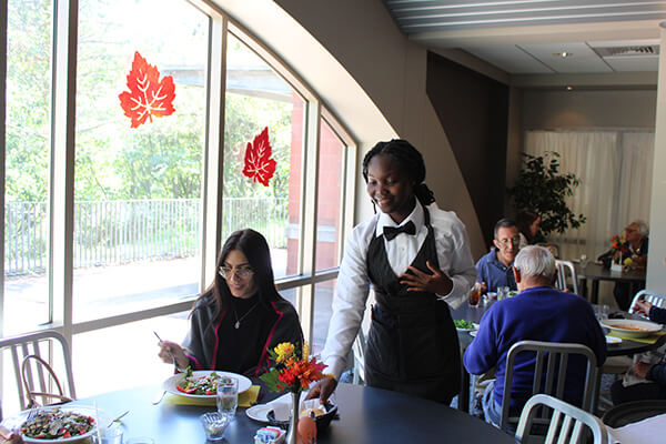 Students in the Hospitality Management program