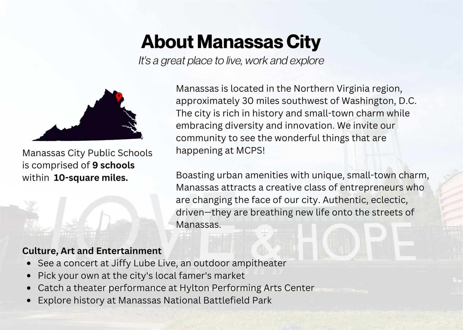 information About Manassas City