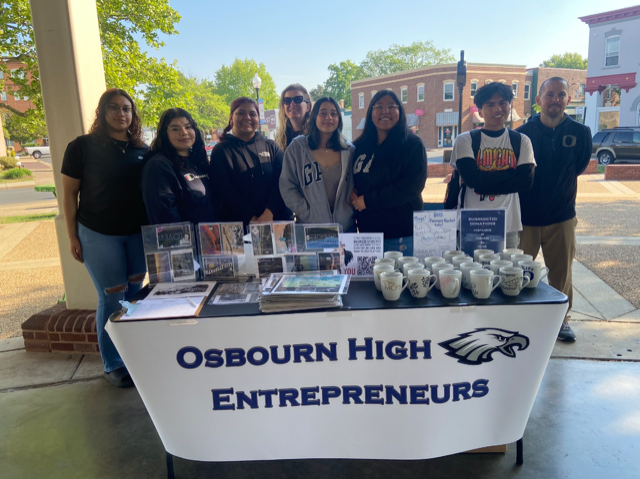 Students at the Farmer's Market
