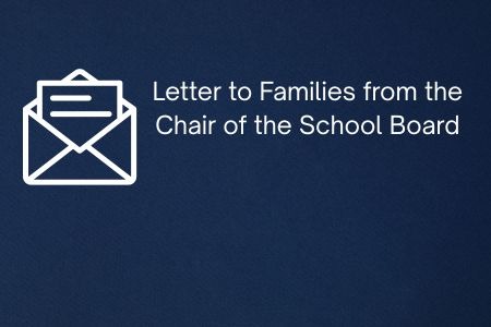 Letter to Families from the Chair of the School Board