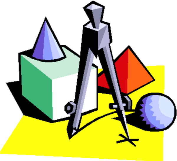 math tools and geometry figures