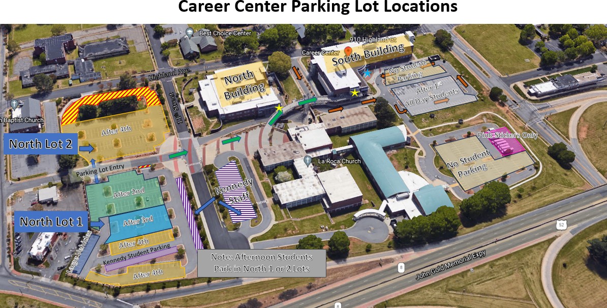 Career Center Parking Lot