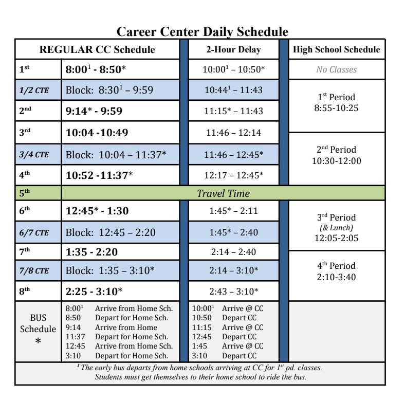 Schedule