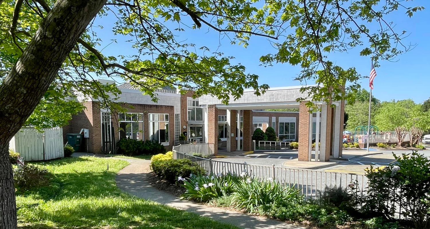 the children's center entrance