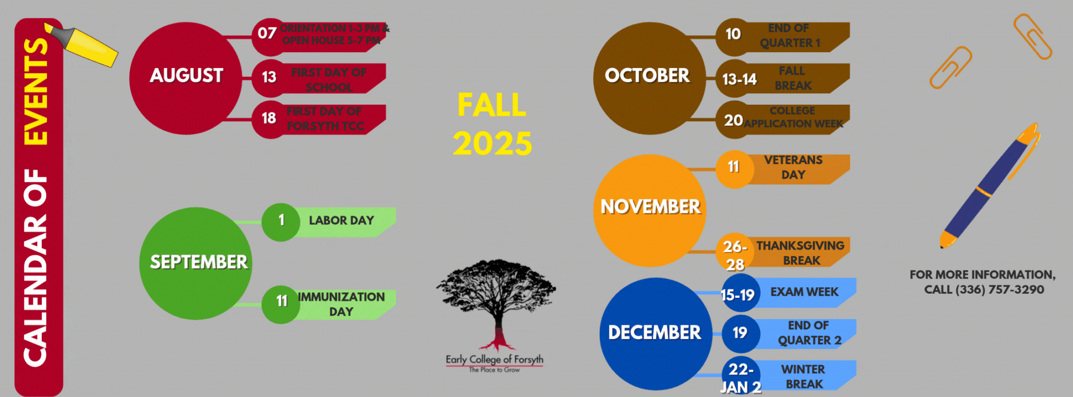 ECF Fall Events