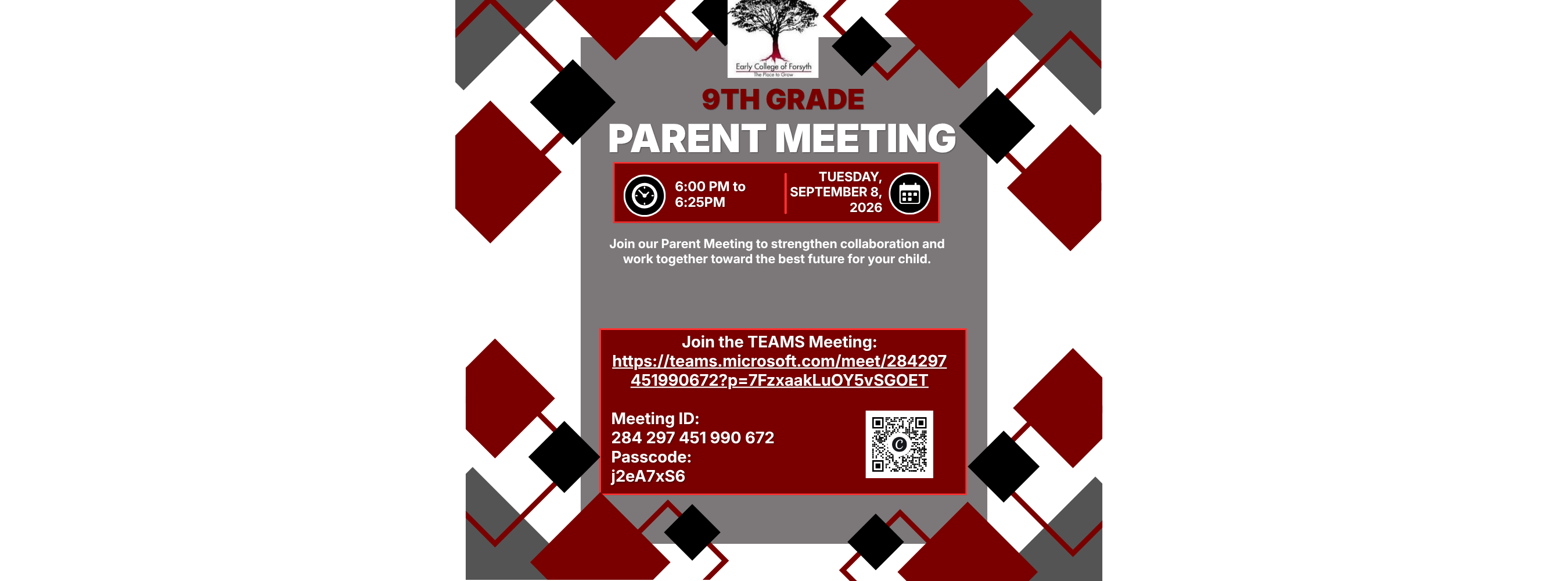 9th Grade Parent Meeting