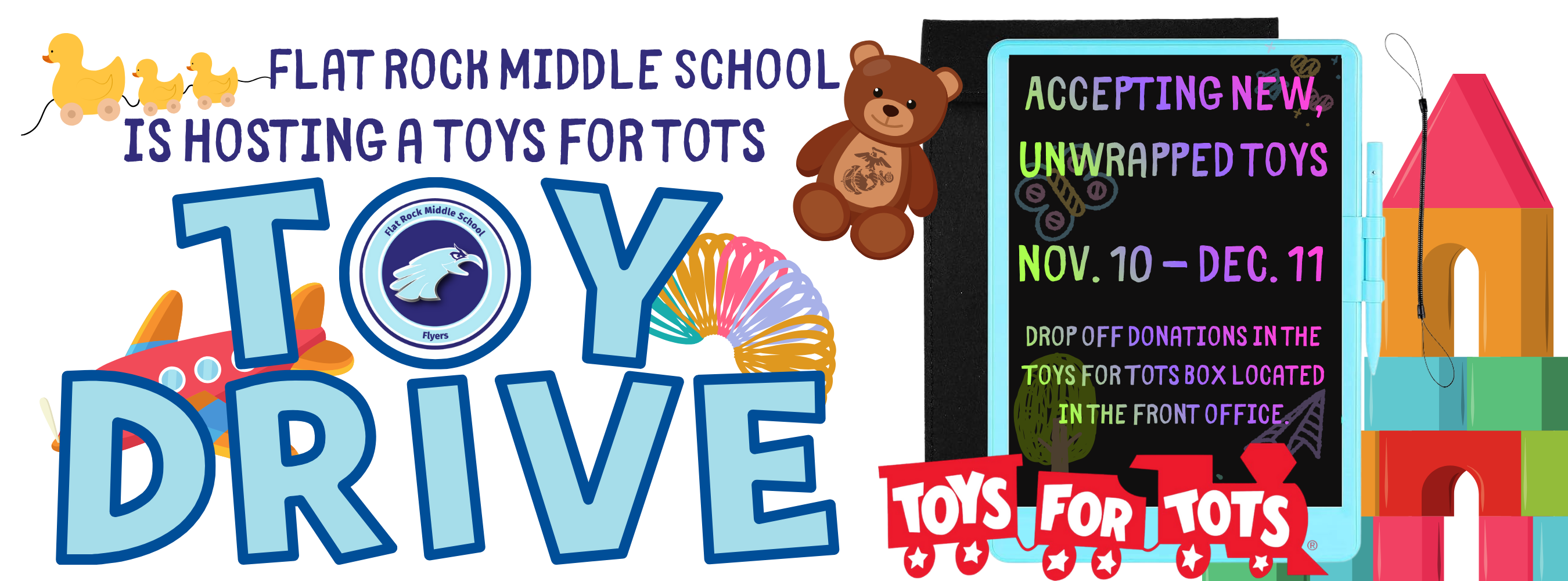 Toys for Tots Banner