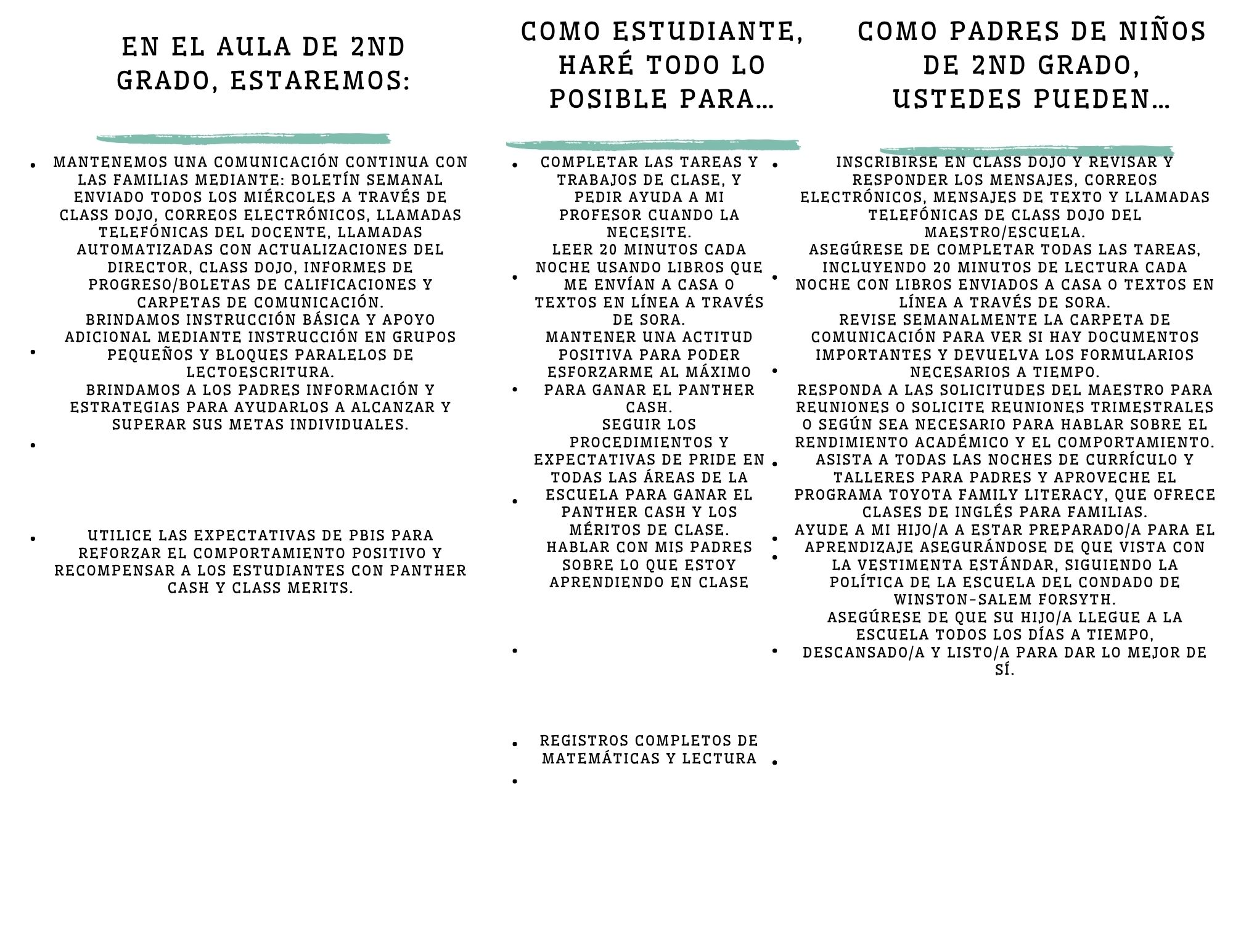 Spanish Grade 2 Page 2