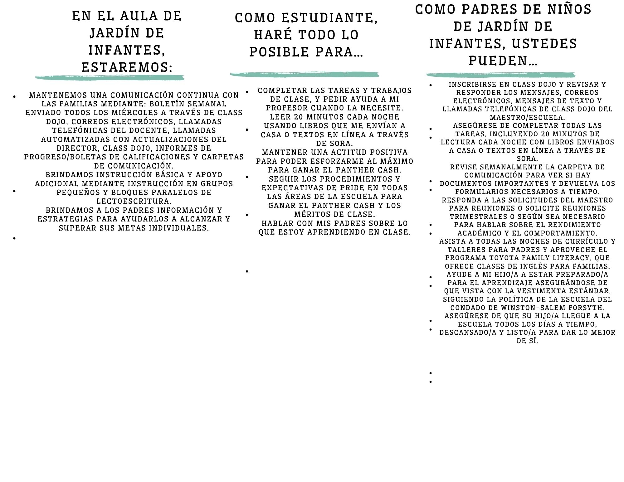 Spanish Kindergarten Page 2