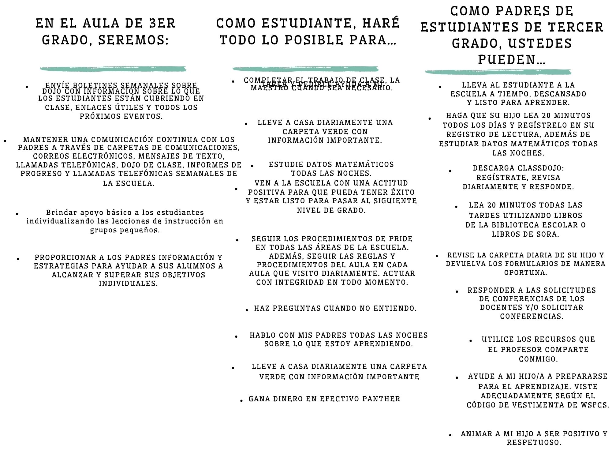 Spanish 3rd Grade Page 2