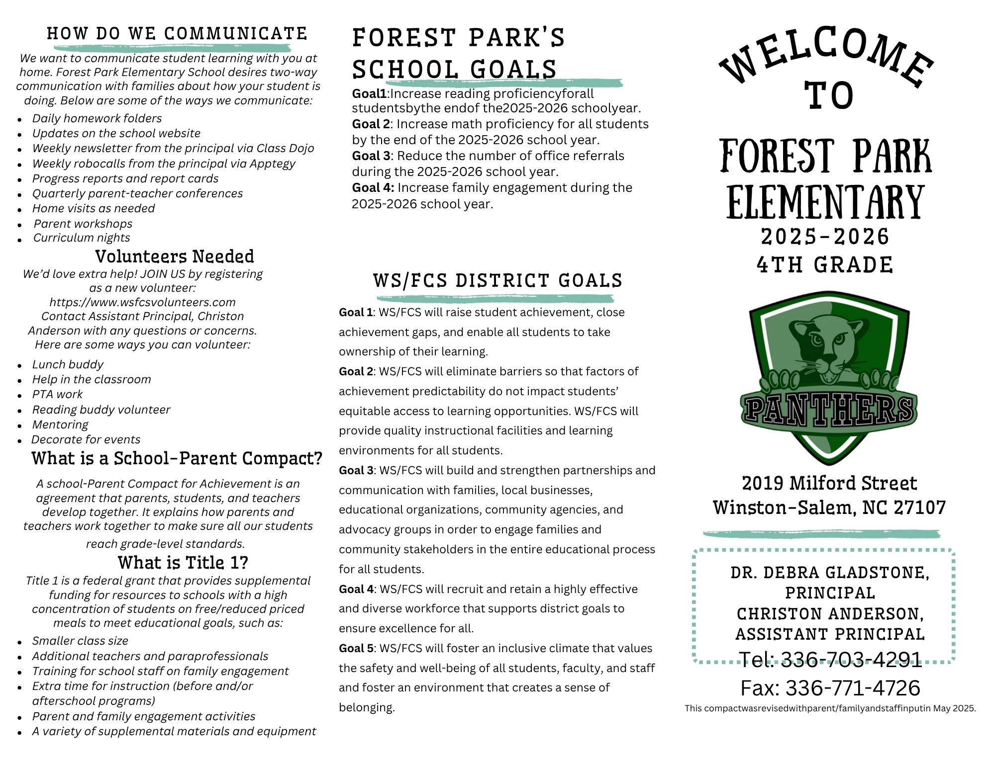 English 4th Grade Page 1