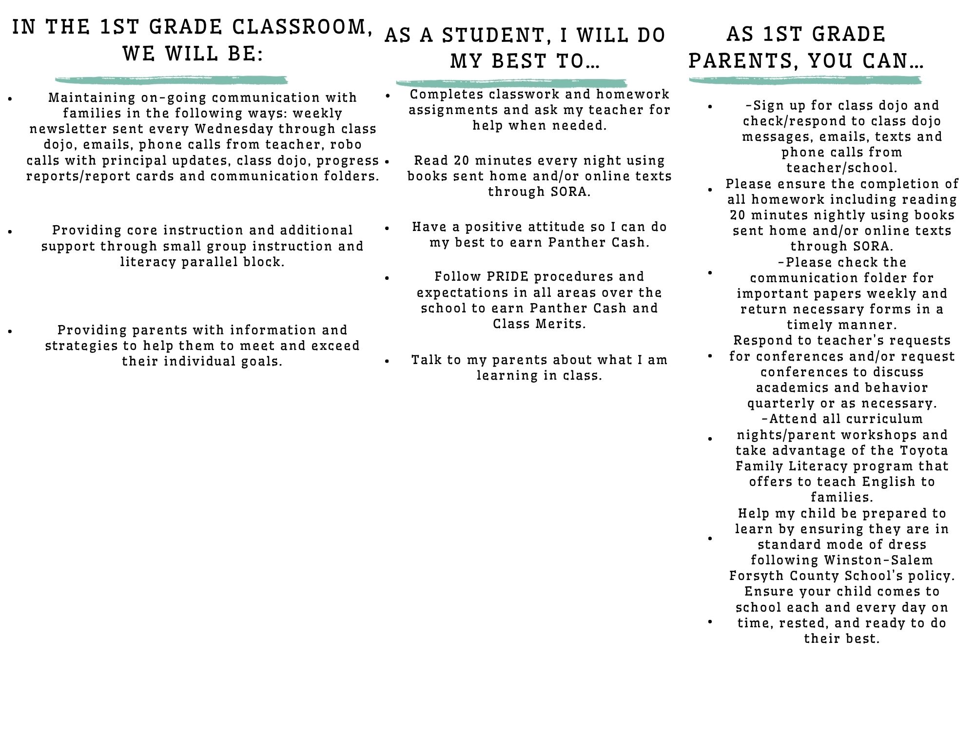 English 1st Grade Page 2