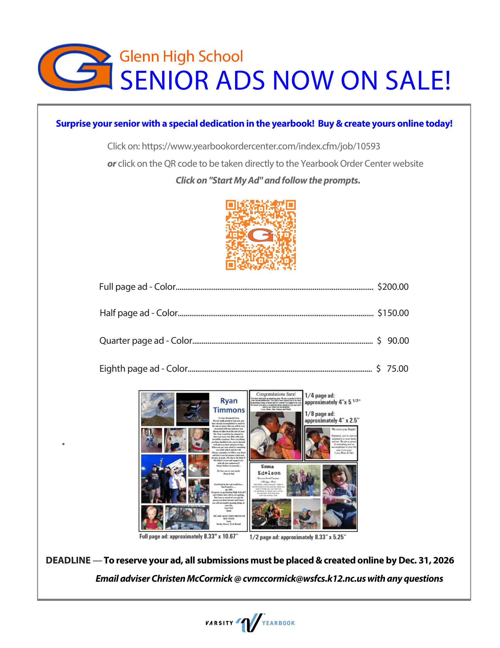 Senior Advisor Info