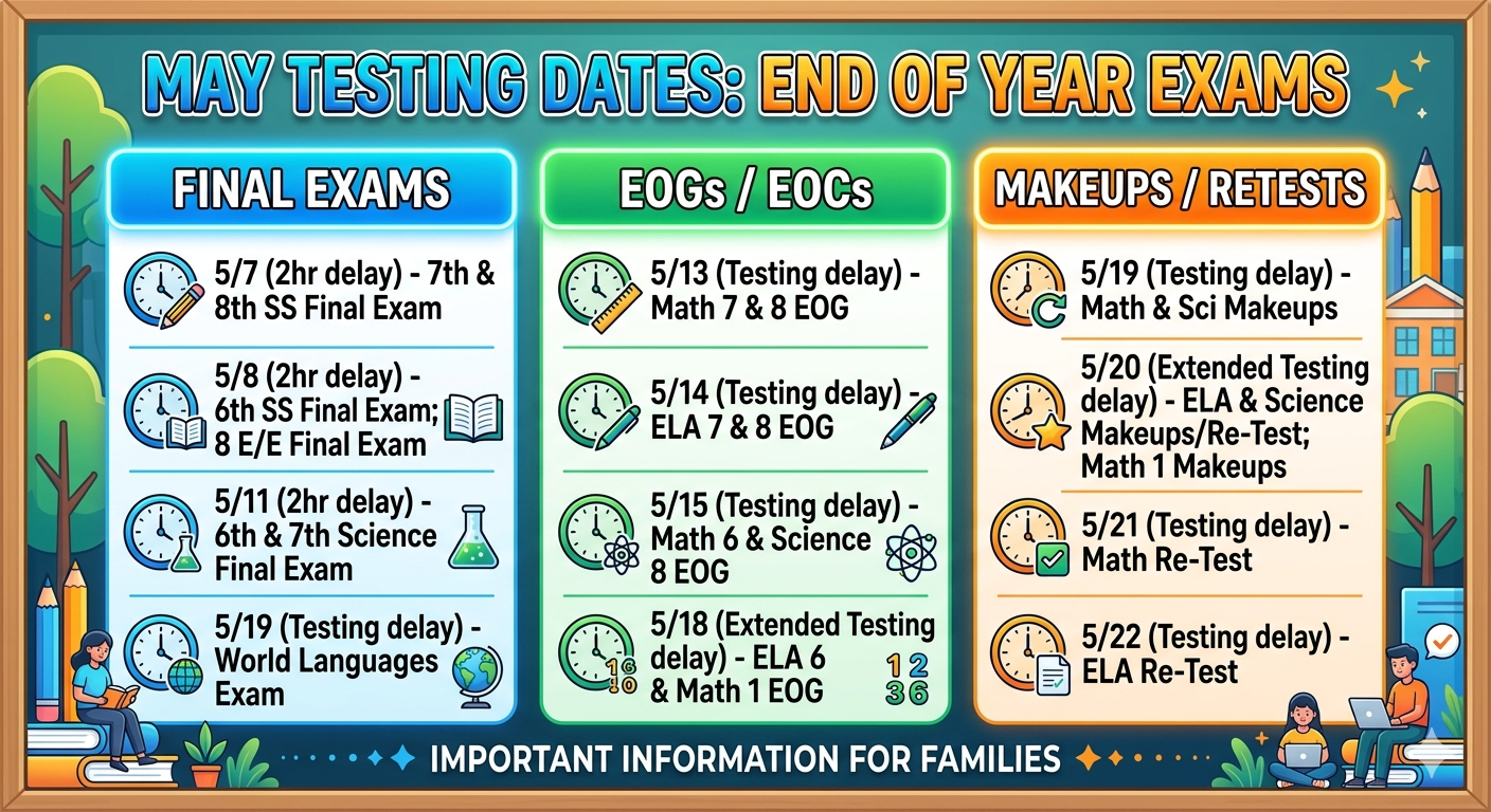Testing Schedule