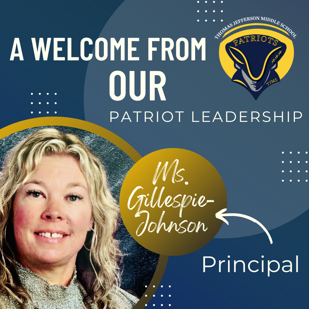 A Welcome Message from our Principal, Jessica Gillespie-Johnson