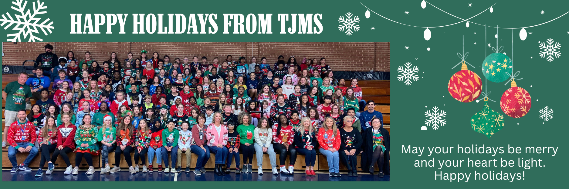 Happy Holidays from TJMS!