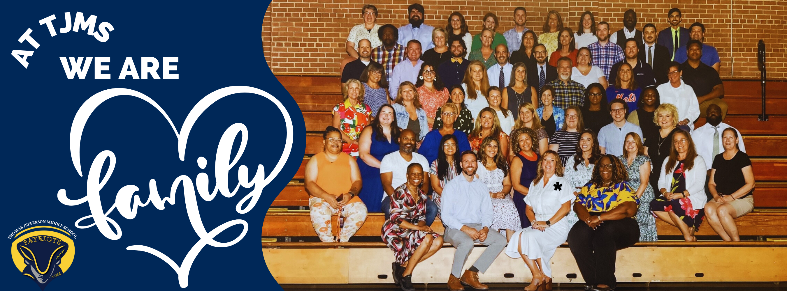 We are family graphic banner