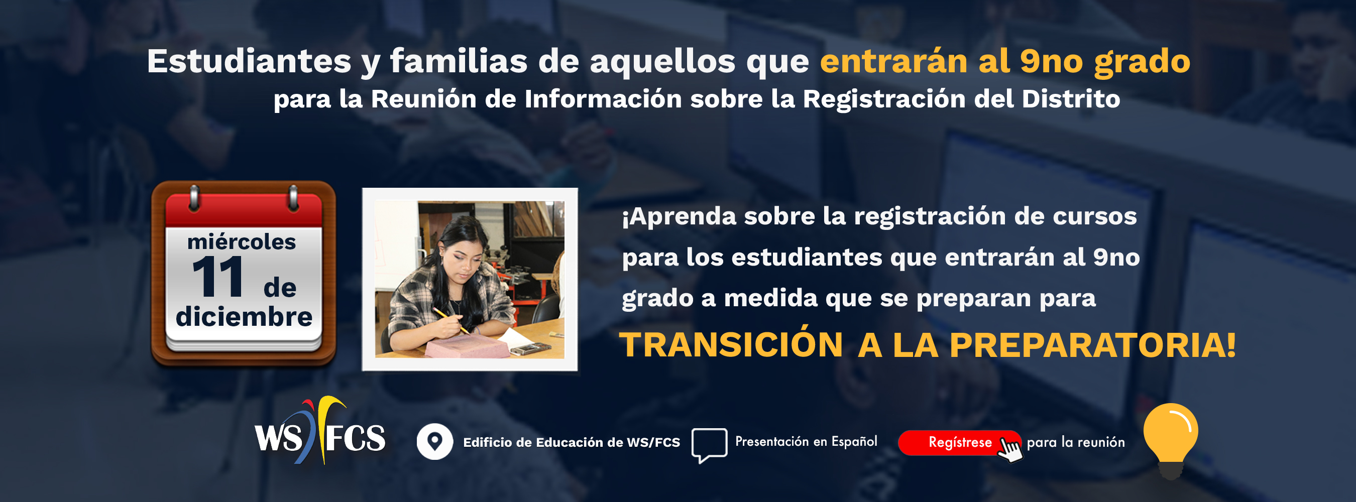 9th grade registration information