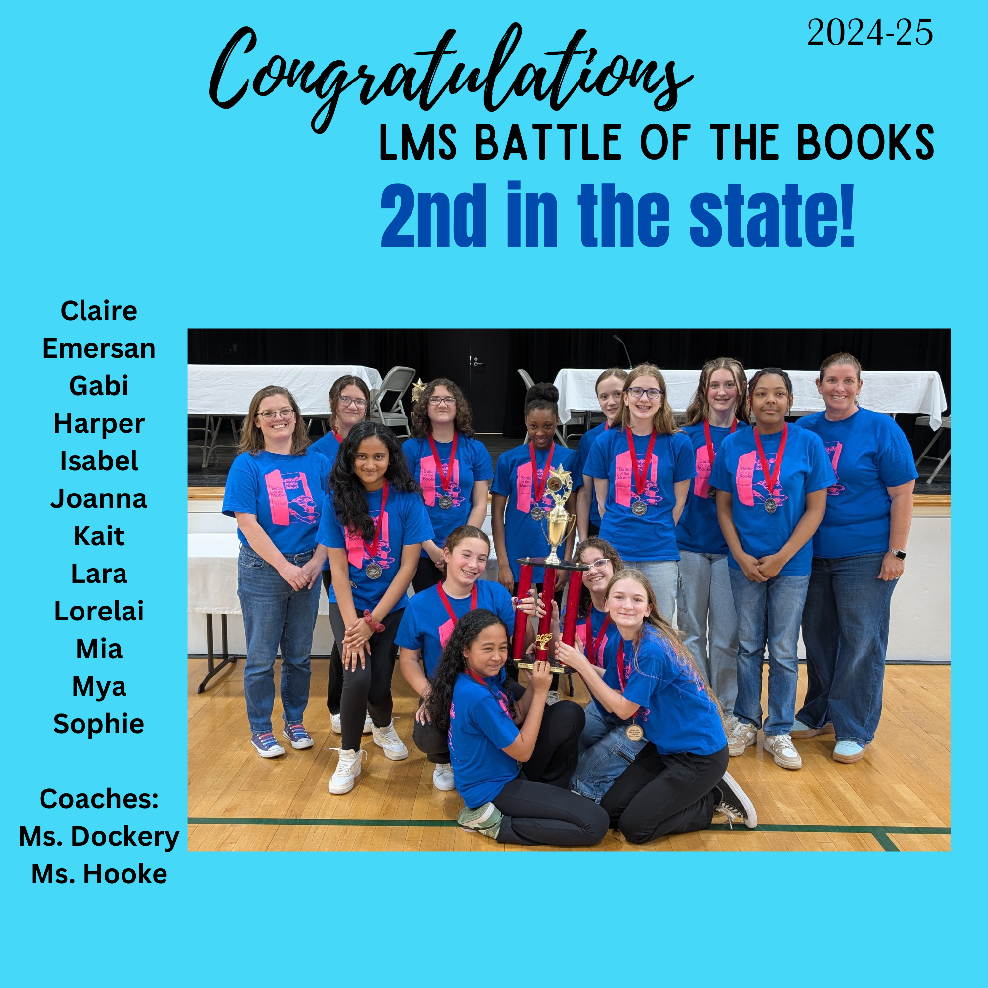 Battle of the Books (MBOB) | Lewisville Middle School