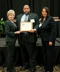 Ronald Travis with Gov. Beverly Perdue and Dr. Carol Montague-Davis 