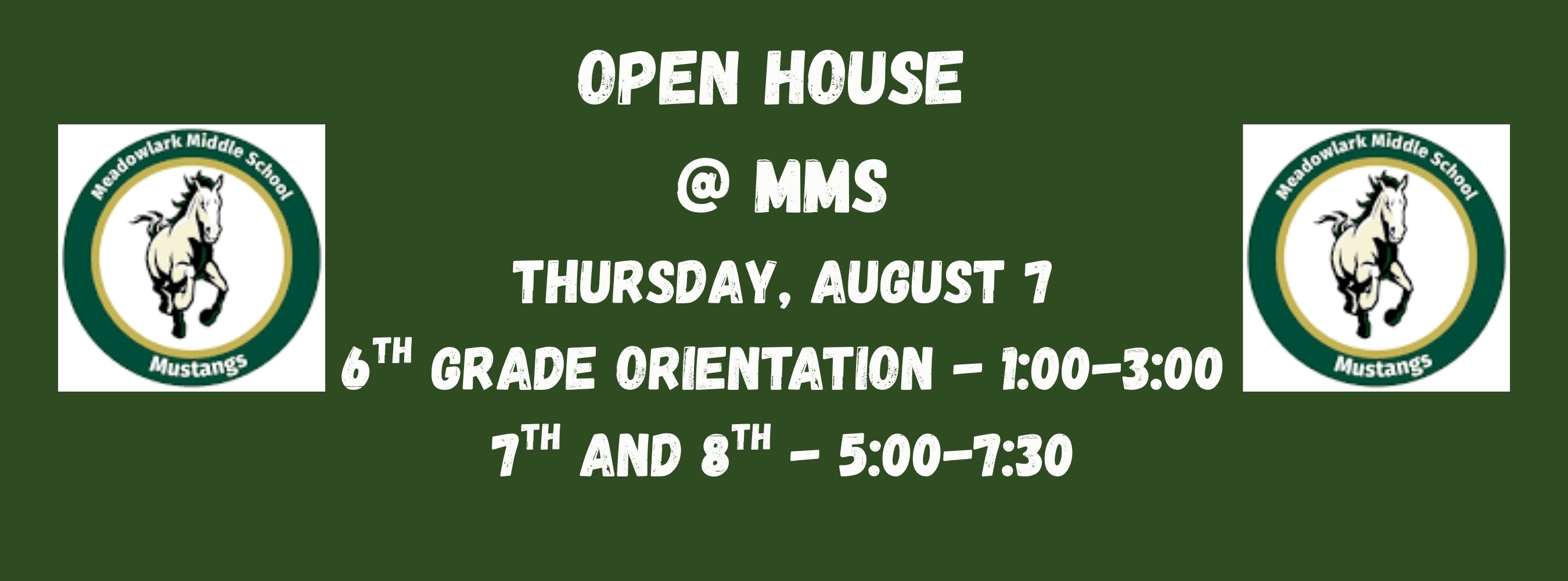 Open House Information
