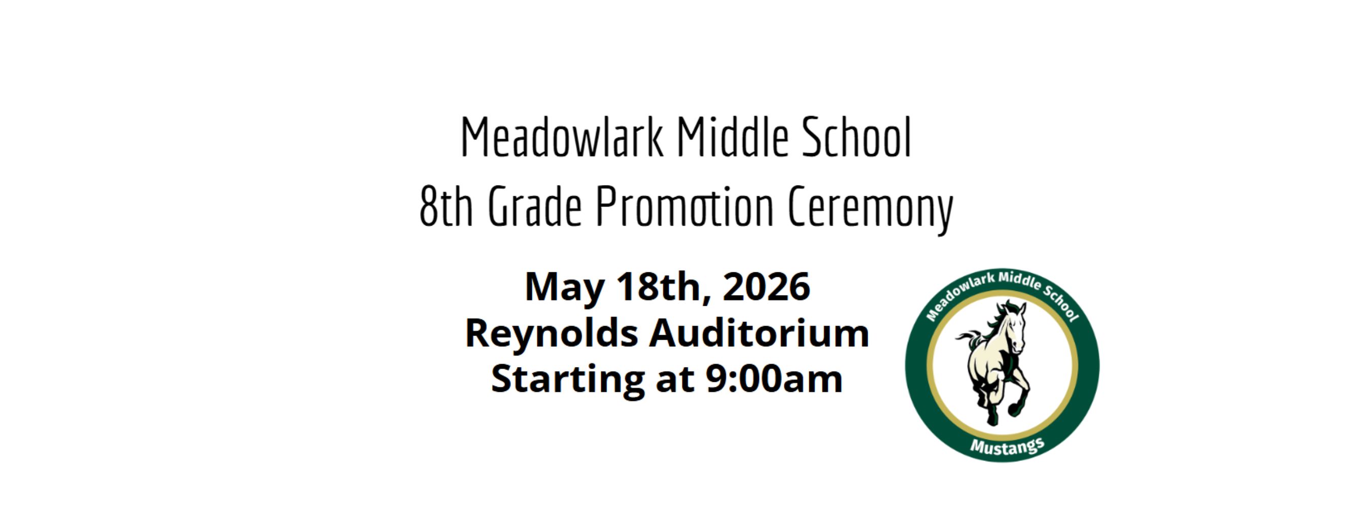 8th Grade Promotion Ceremony Directions