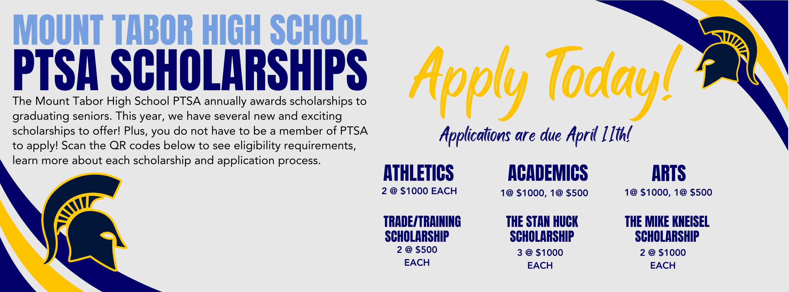 MTHS PTSA 2025 Scholarships