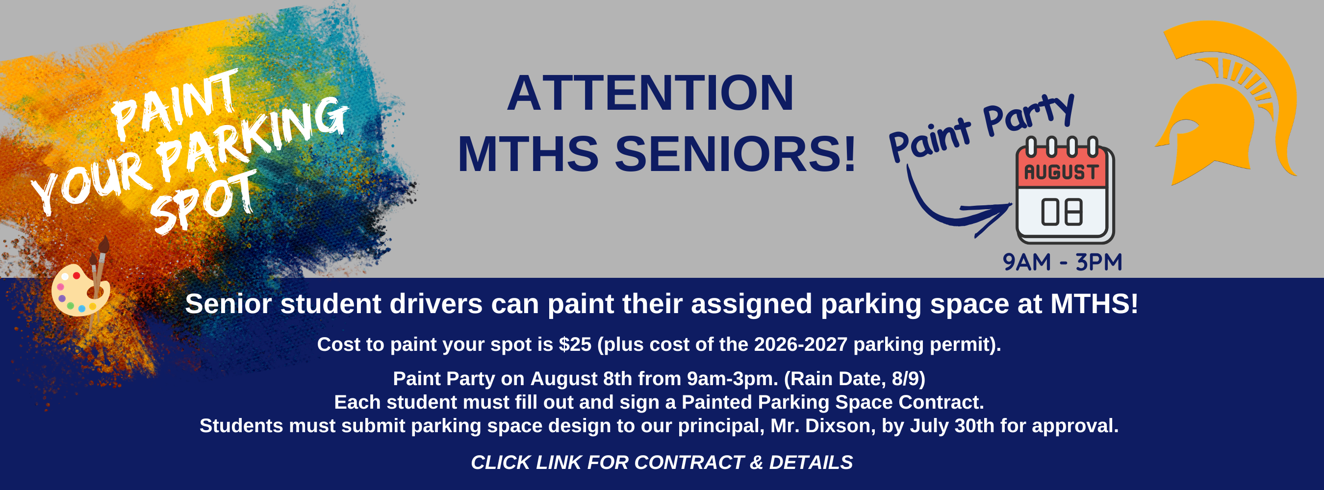 Seniors - Paint your Parking Spot