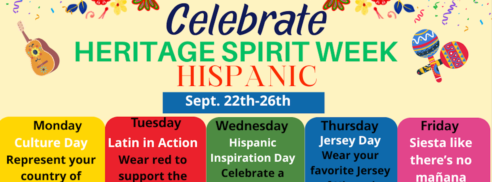 It's Spirit Week!