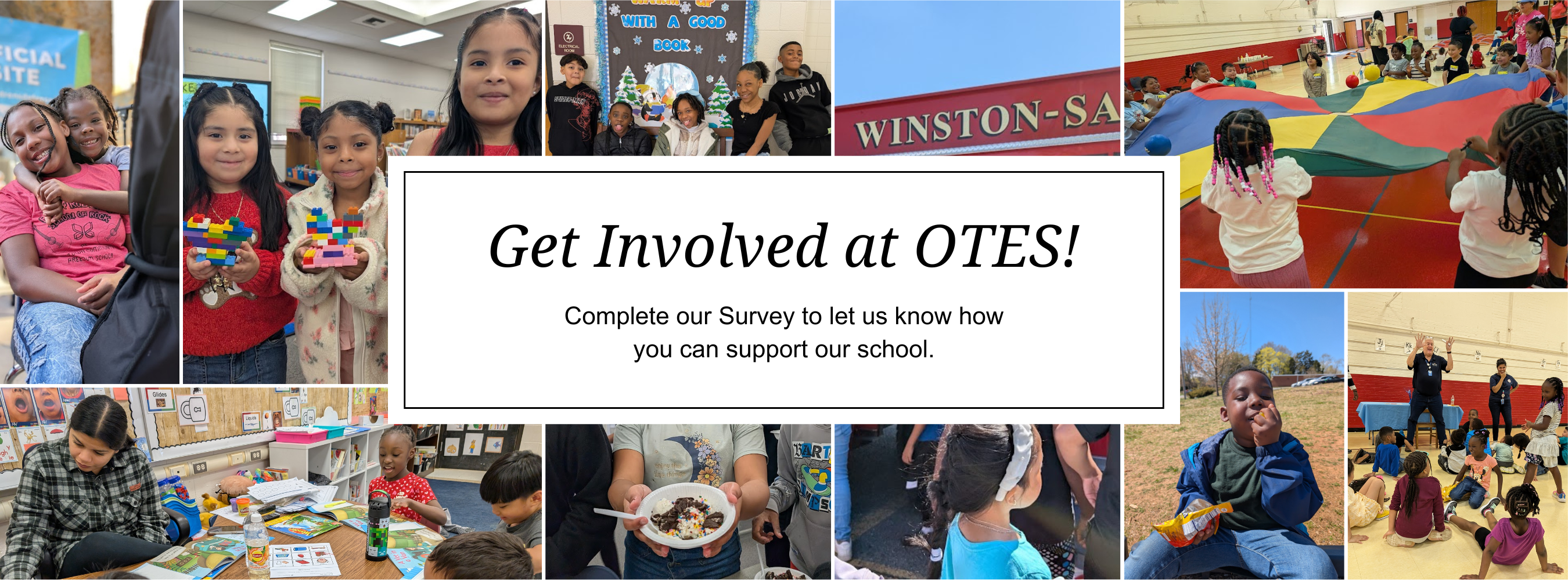 Get Involved at OTES and take our survey!