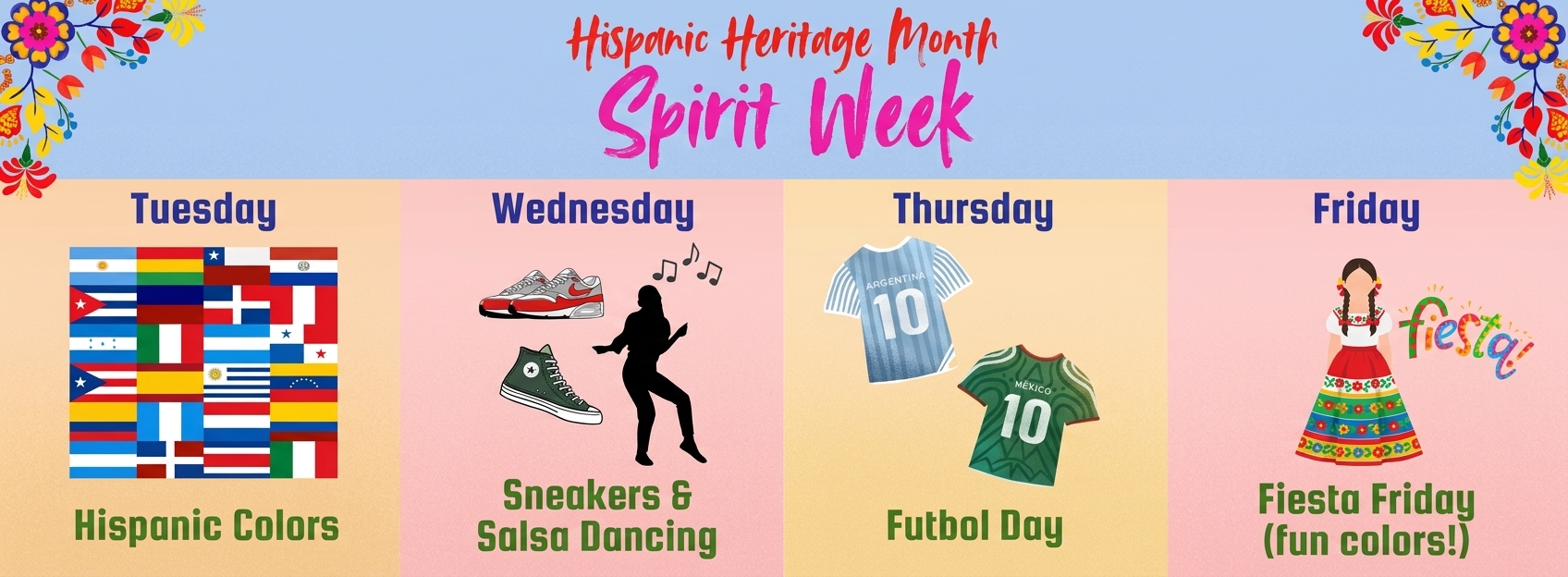 Spirit Week Hispanic Her