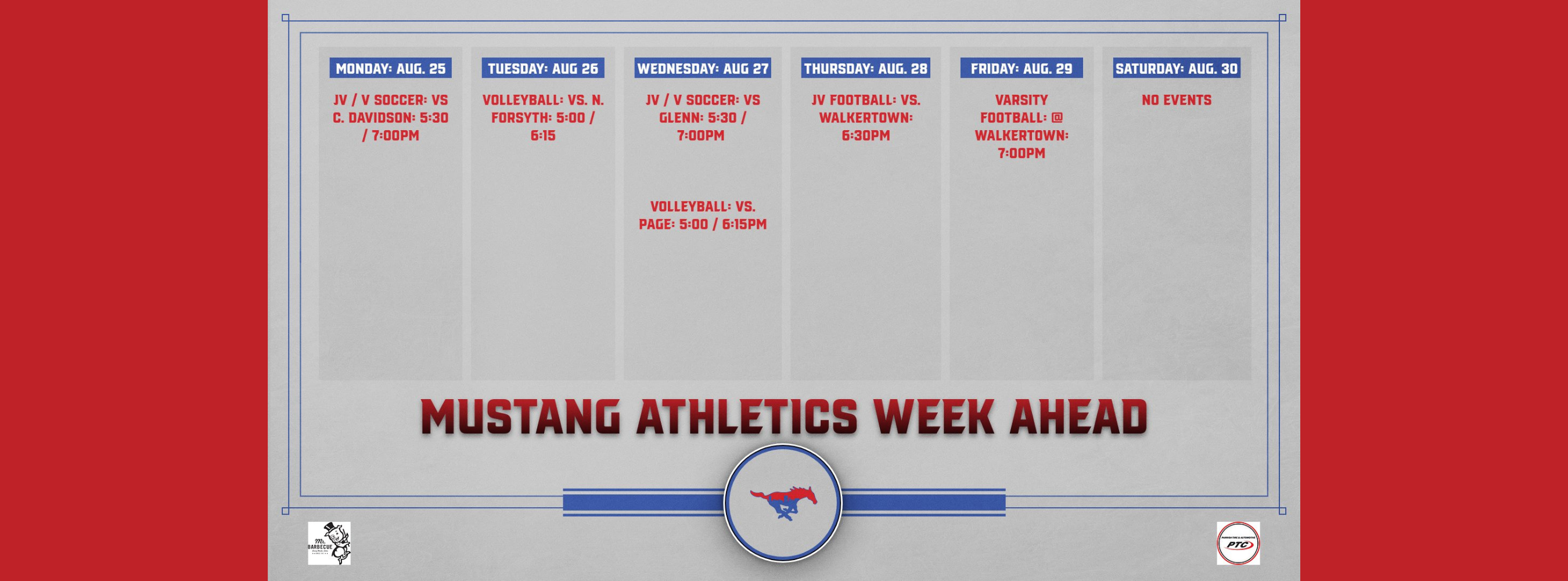 Mustang Athletics  at a Glance 
