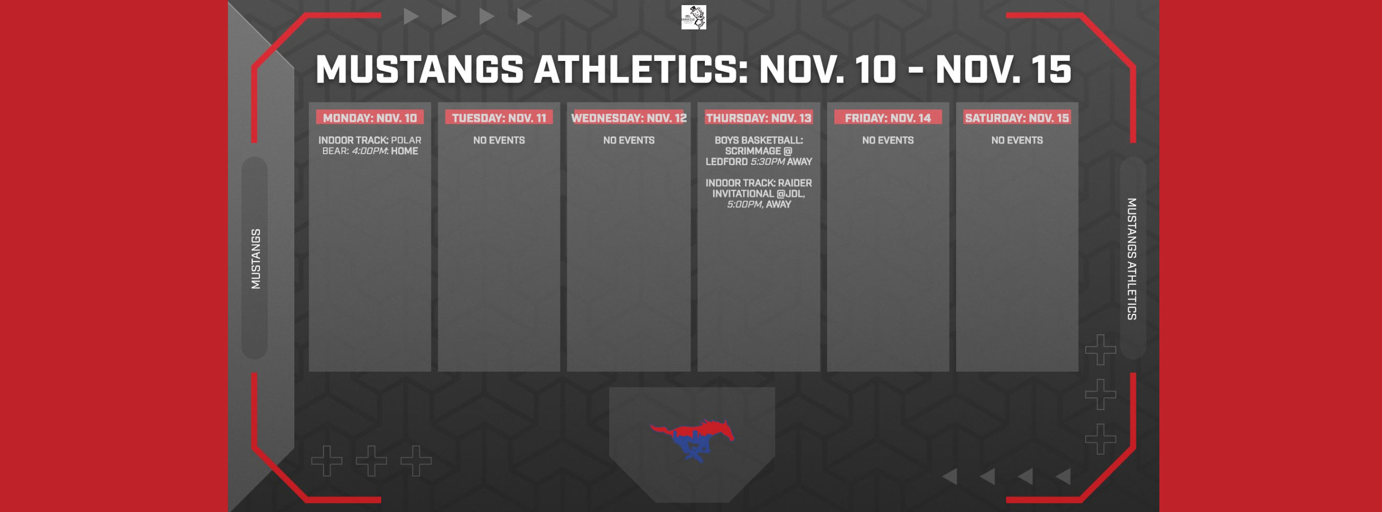 Mustang Athletics  at a Glance 