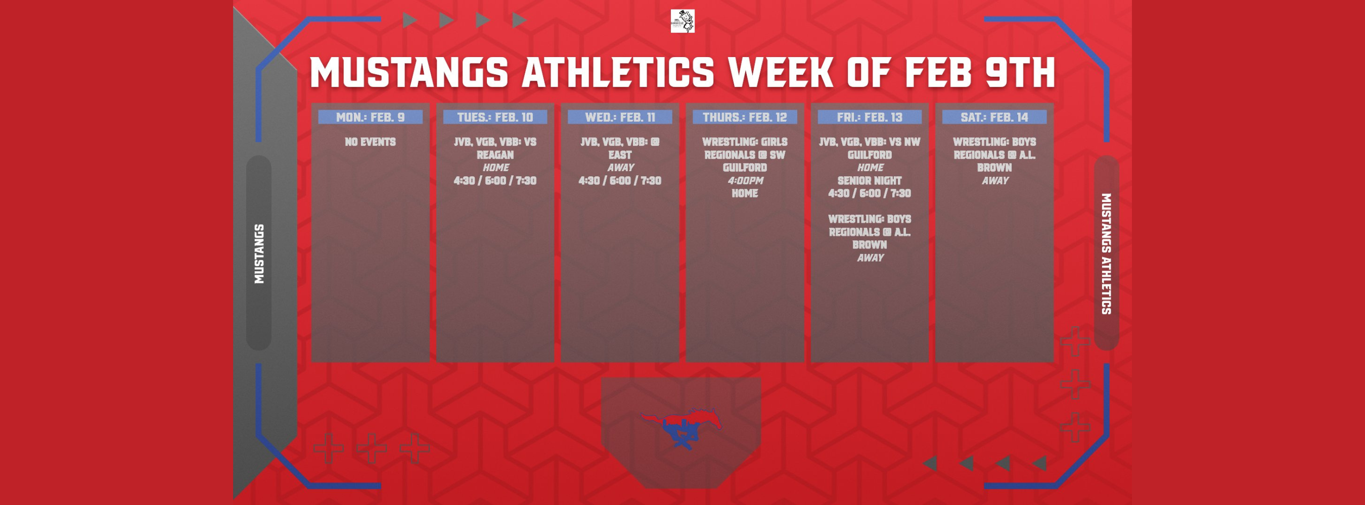 Mustang Athletics  at a Glance 