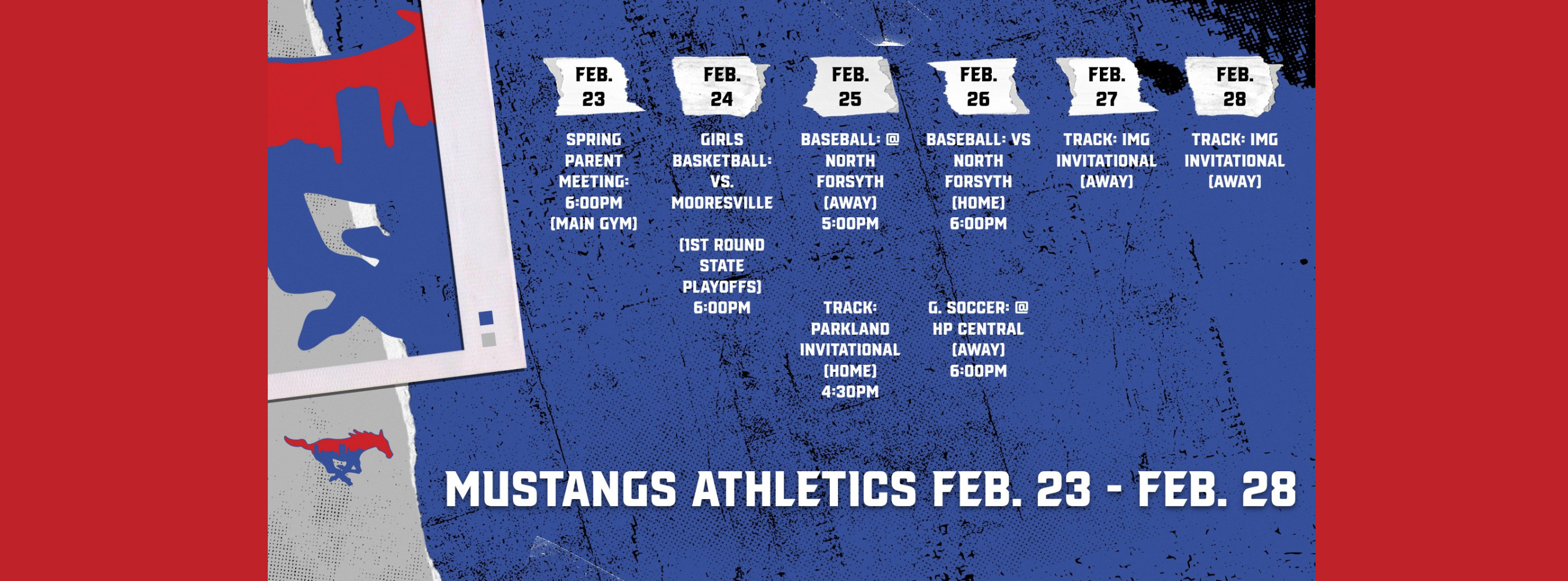 Mustang Athletics  at a Glance 