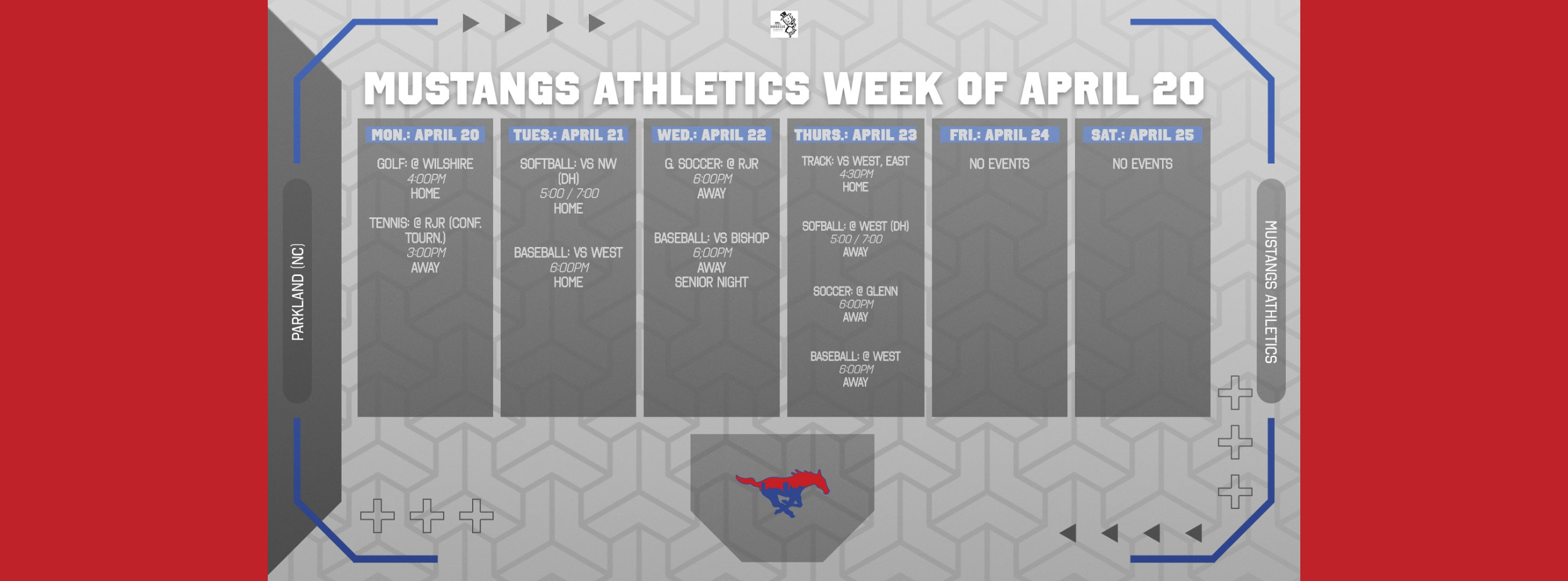 Mustang Athletics at a Glance